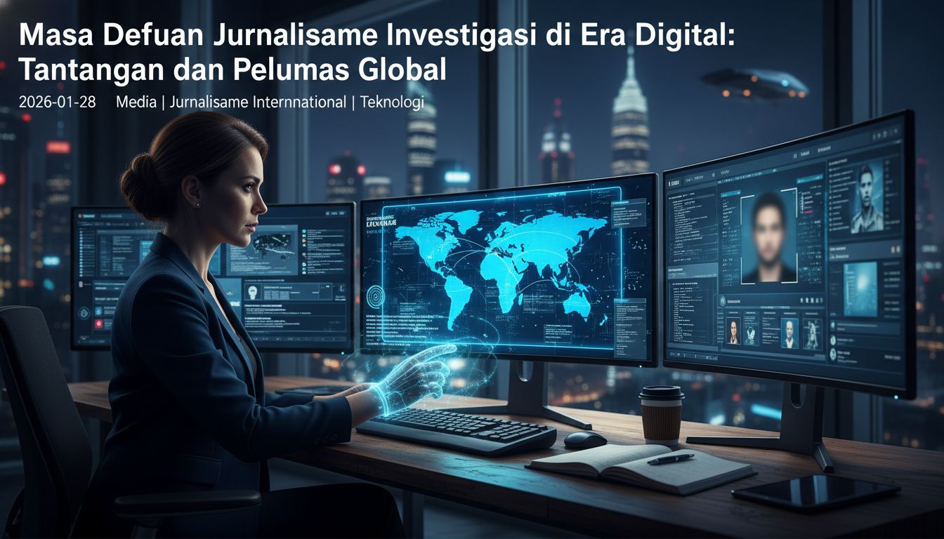 Masa Depan Jurnalisme Investigasi di Era Digital: Tantangan dan Peluang Global